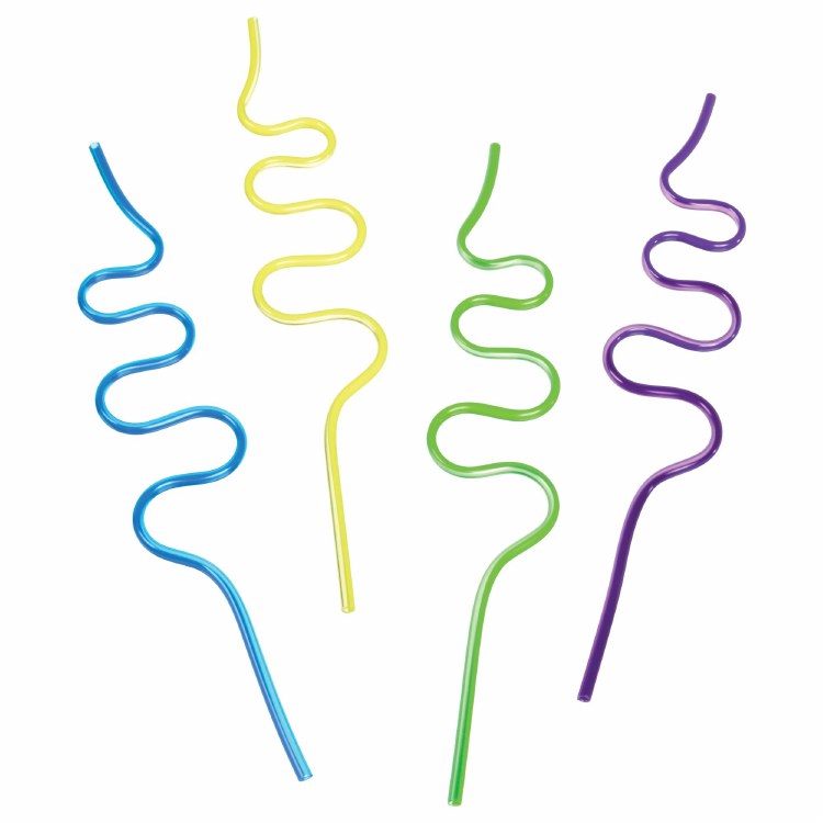 Silly Straw Favors 12pk