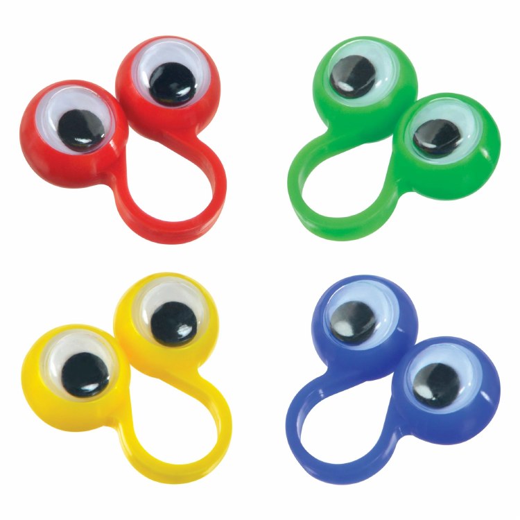 Googly Eye Rings 12ct