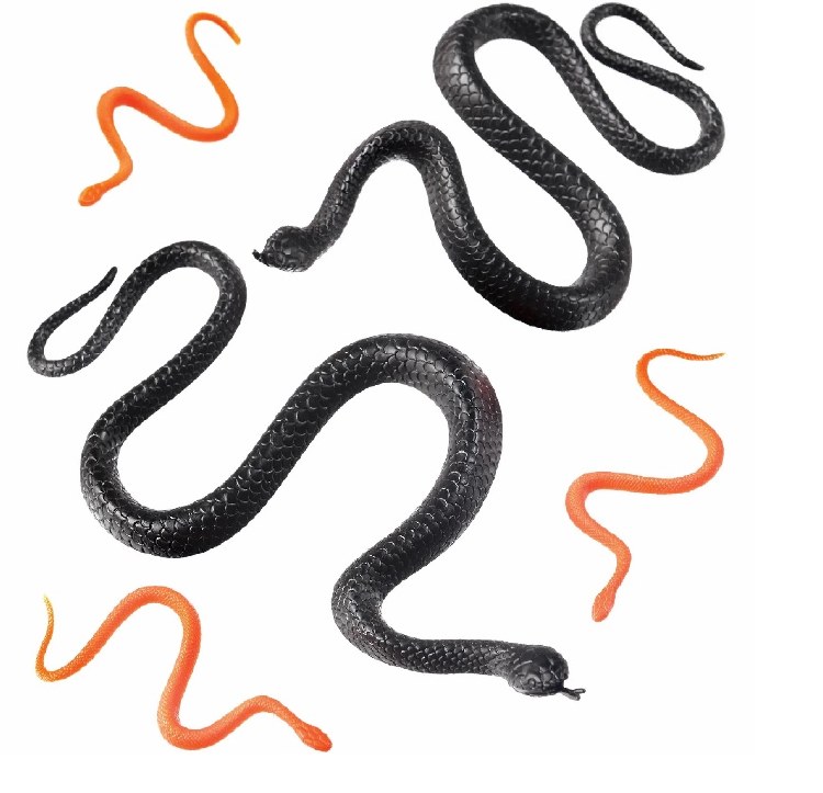 Black &amp; Orange Snakes Value Pack ~ 24 Count