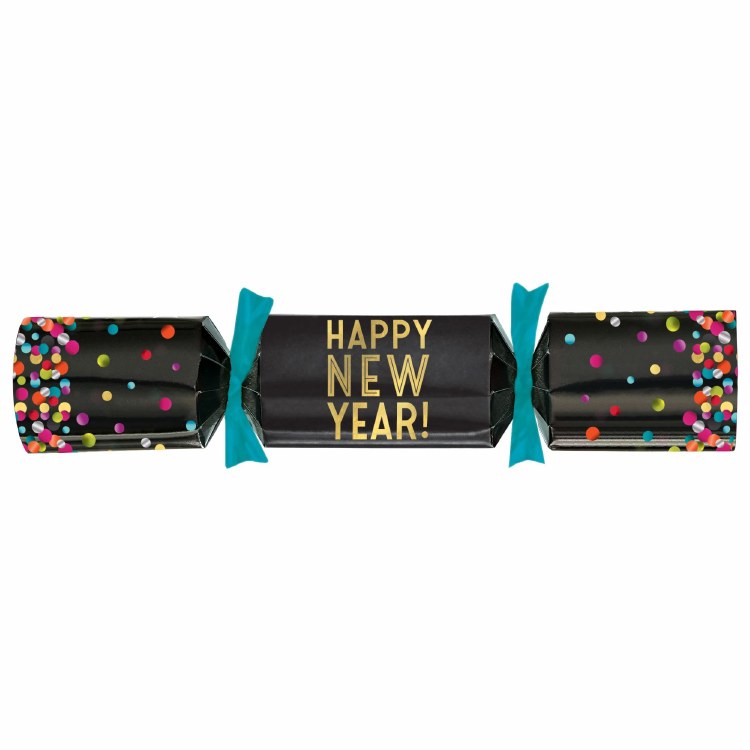 Confetti New Years Crackers 8pk