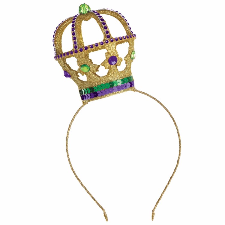 Mardis Gras Crown Headband