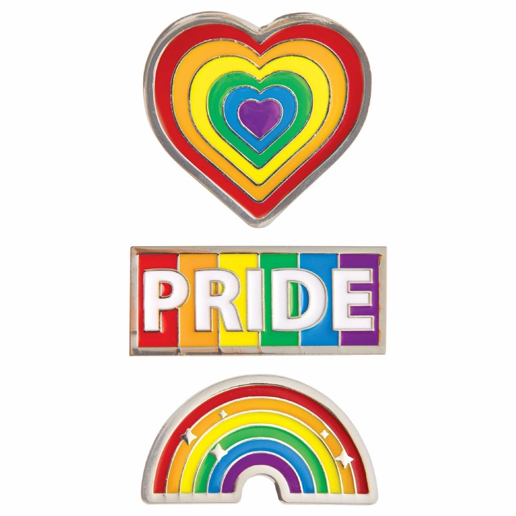 Rainbow Pride Pin 3ct