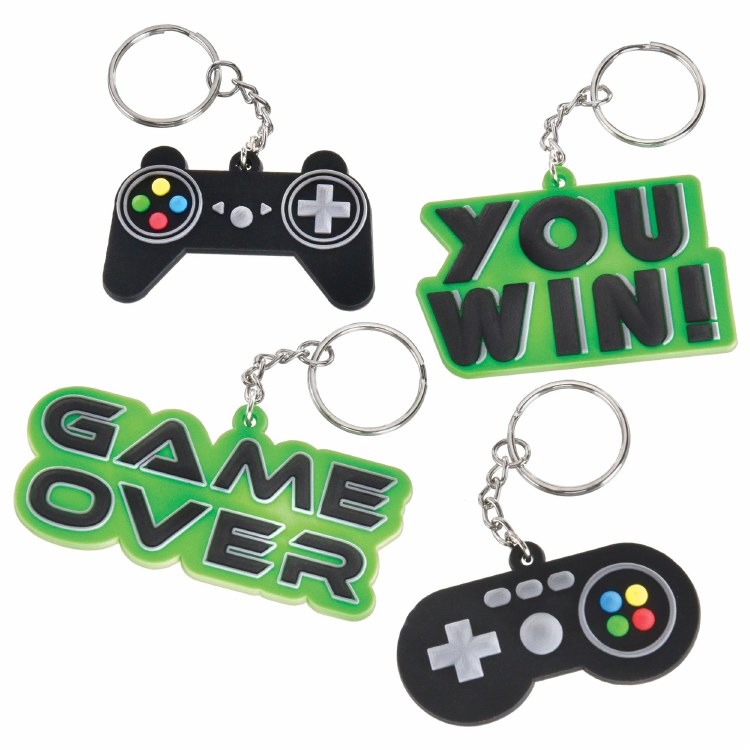 8ct Level Up BDay Keychains
