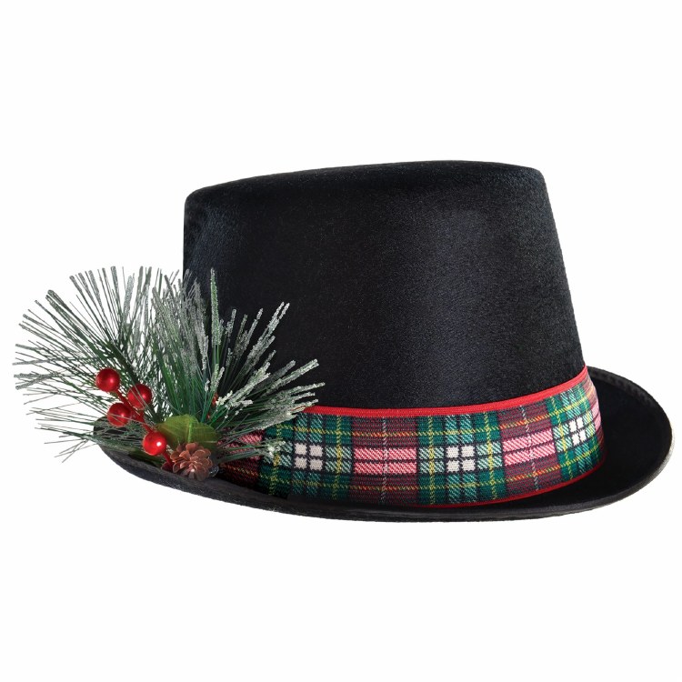 Snowman Hat w/Holly