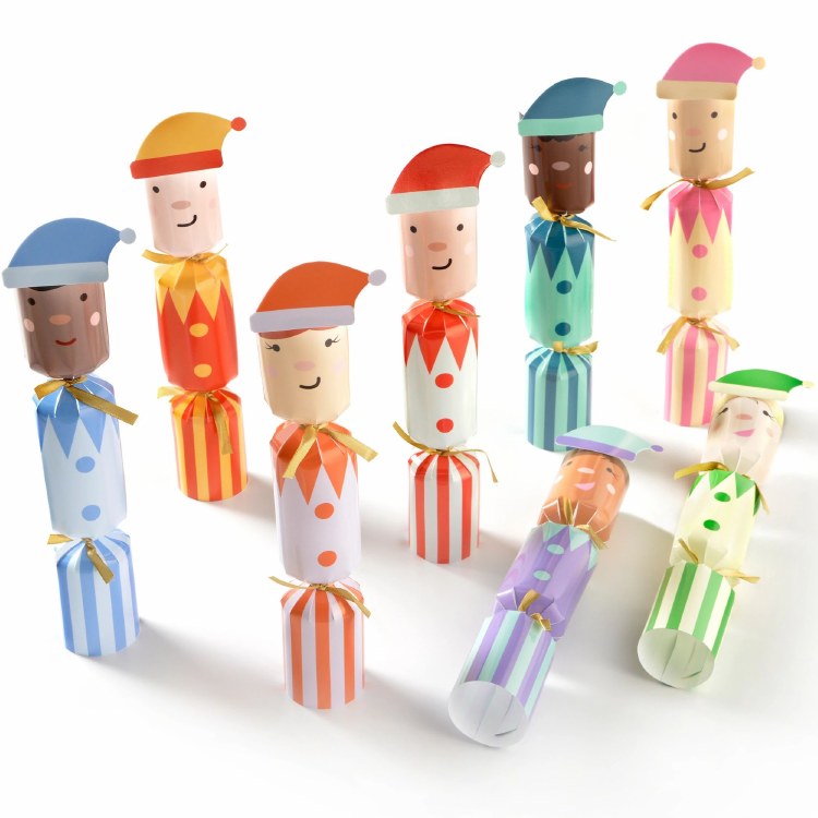 Elf Xmas Crackers 8ct