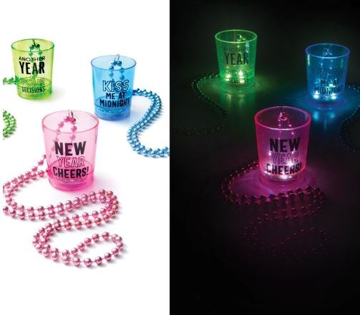 New Years Light Up Shot
