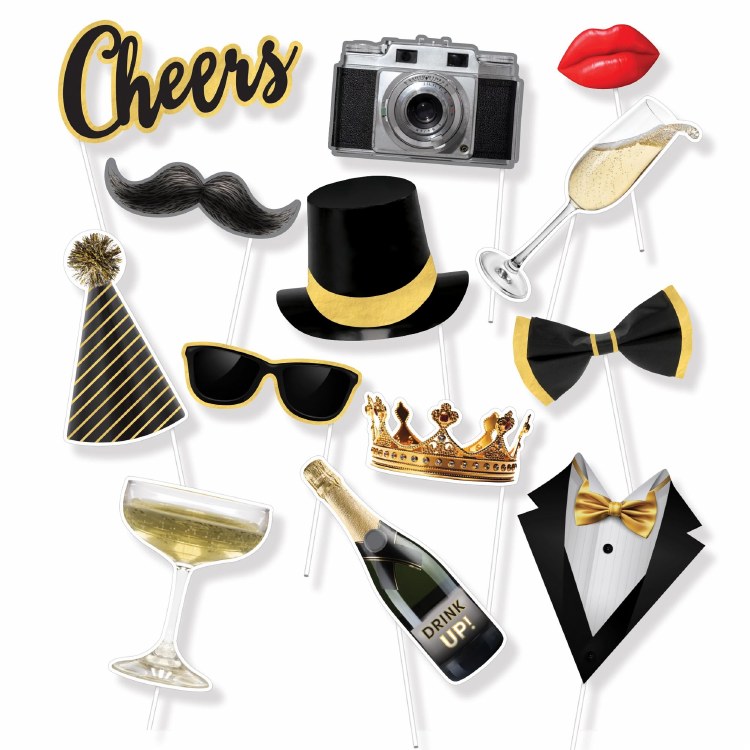NYE Photo Props 13ct