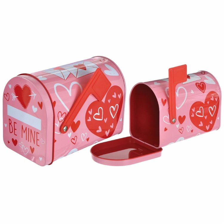 Valentine's Tin Mailbox