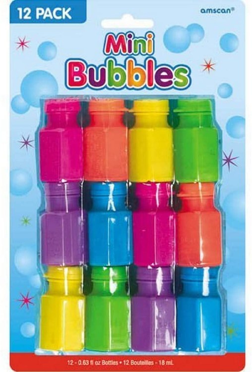 Mini Bubble Favors 12pk