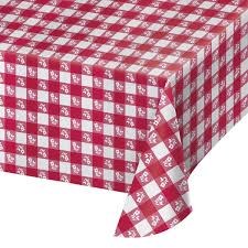 Red Gingham Tablecover