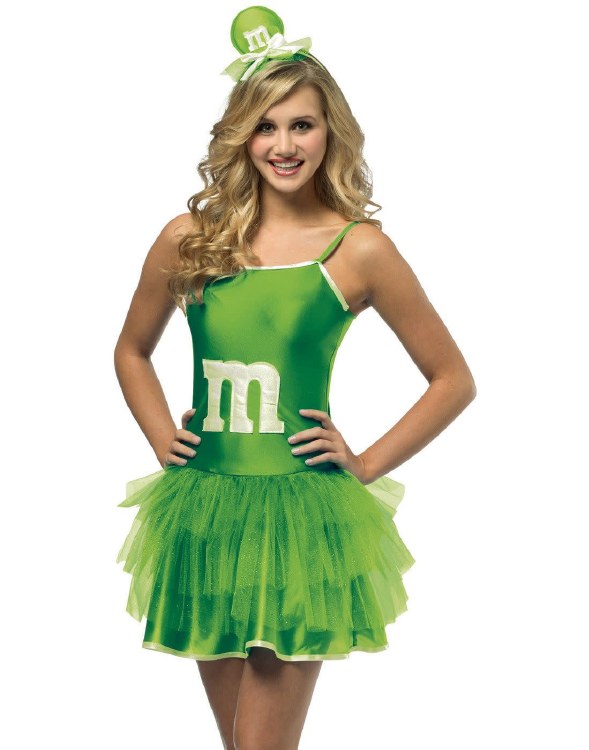 M&amp;M Green Dress 4-10