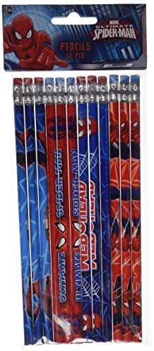 Pencils Spiderman Favor 12pk