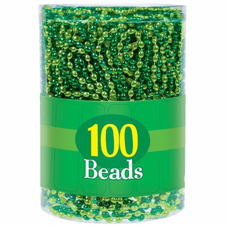 Green Bead Necklace 100ct