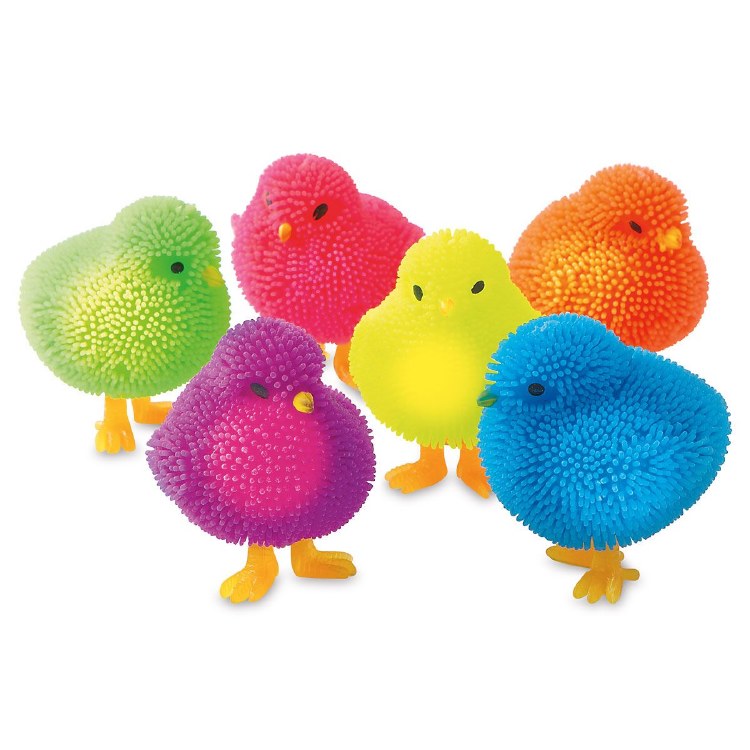 Light Up Squishy Easter Chick ~ 1 Piece (Please, specify color at Checkout)