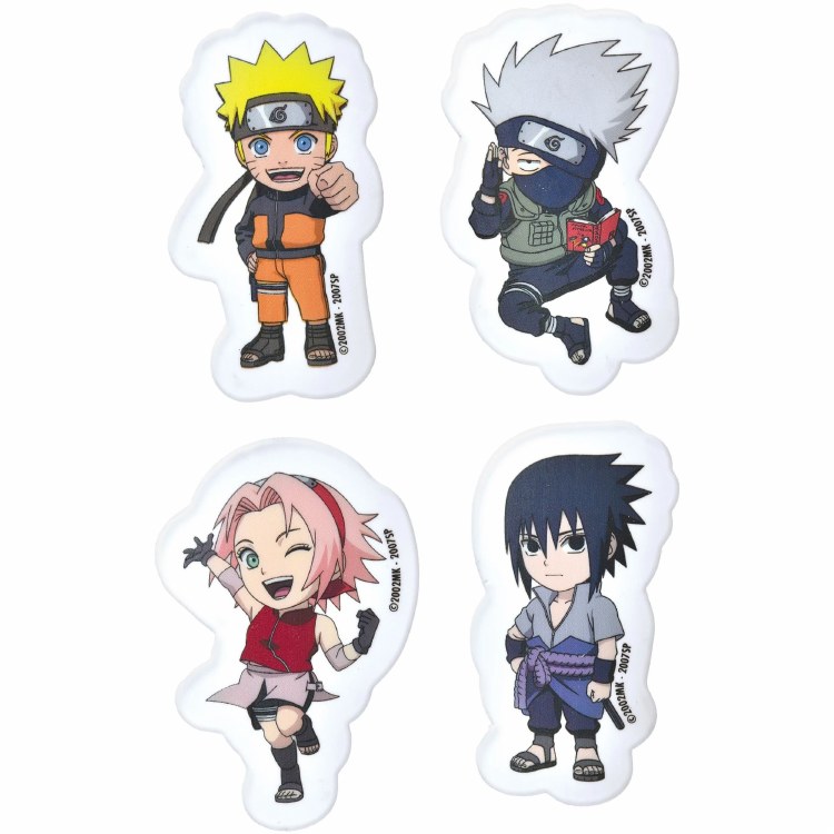 Naruto Shaped Erasers 4ct