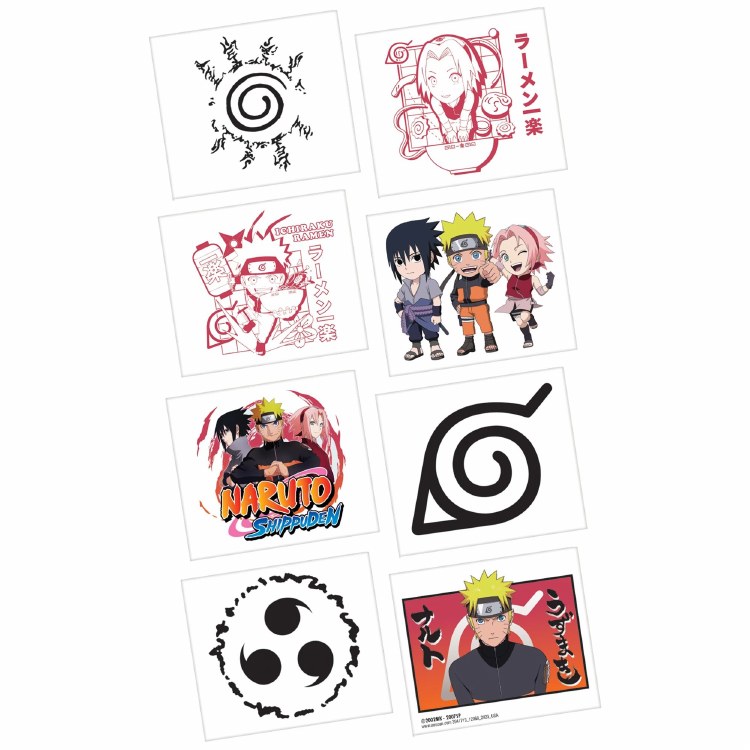 Naruto Temporary Tattoos