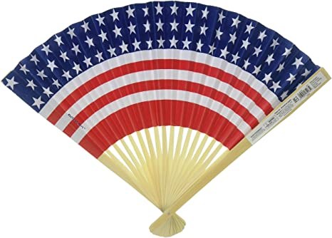 Patriotic Paper Fan