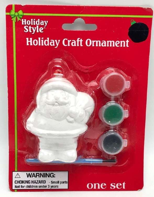 Ornament Kit Santa Plaster