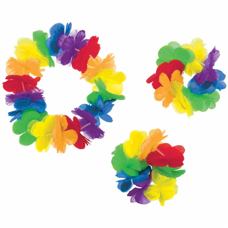 Lei Accessory Set Rainbow