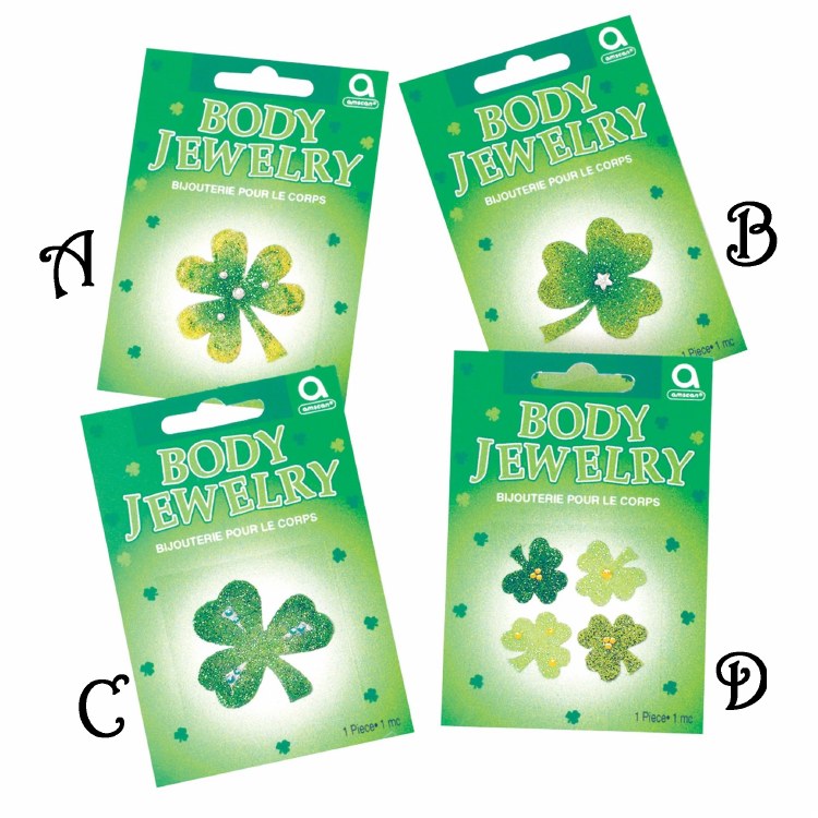 Shamrock Body Jewelry • 1 Piece