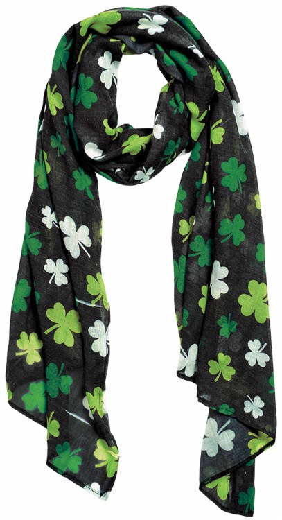 St. Patrick's Day Shamrock Scarf