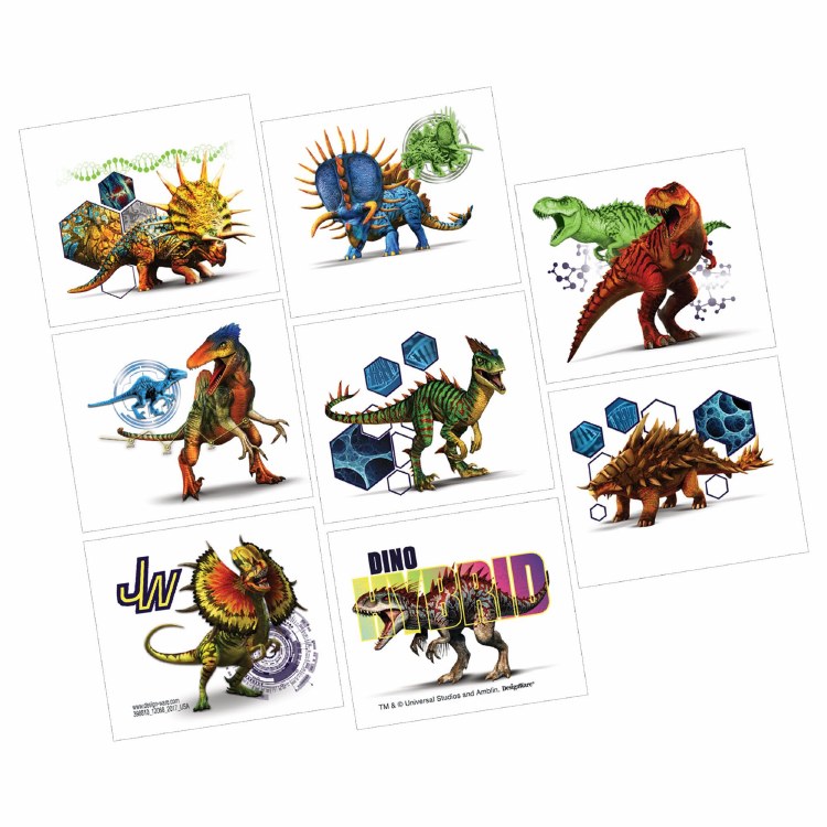 Jurassic World Temporary Tattoos 8ct