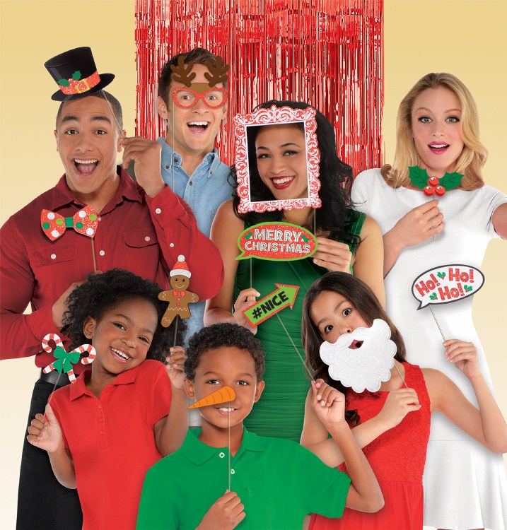 Christmas Selfie Scene Photo Props