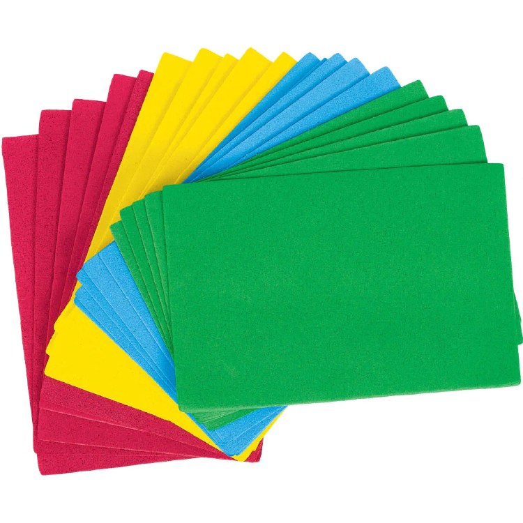 Foam Squares Primaries 20pk