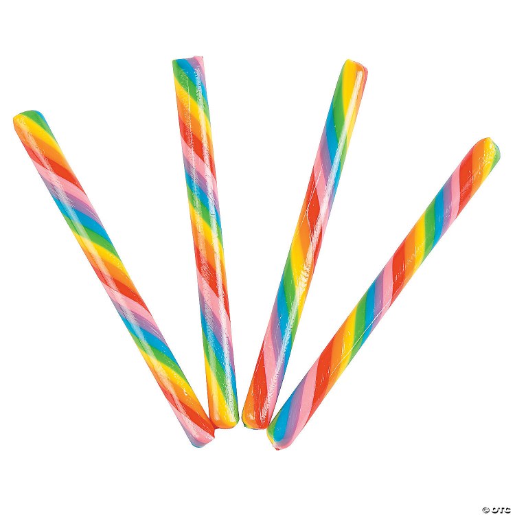 Candy Stick, Rainbow • 1 Piece