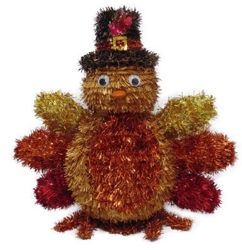 Turkey 3D Tinsel 12"
