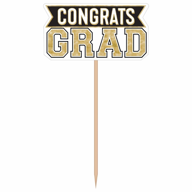 Flag Grad Congrats 6pc
