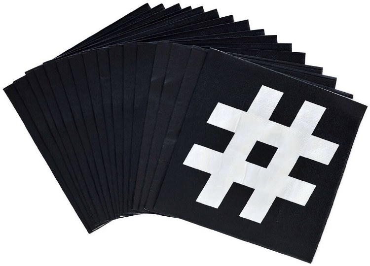 Hashtag Beverage Naps 16ct.