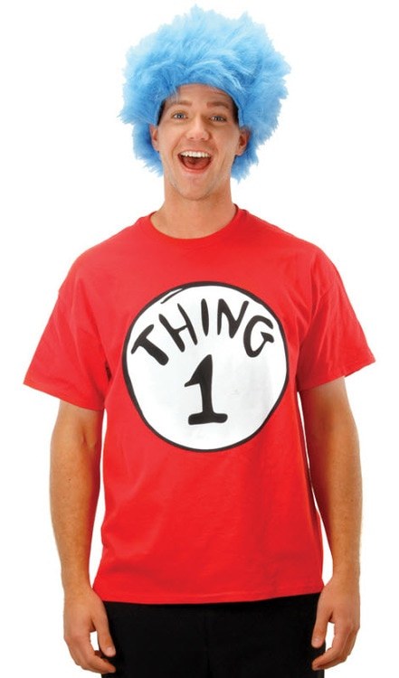 Thing 1 Adult Costume Kit Lg