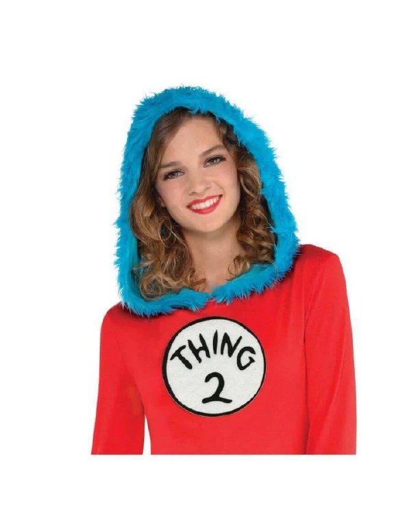 Thing 1&amp;2 Hooded Dress L-XL