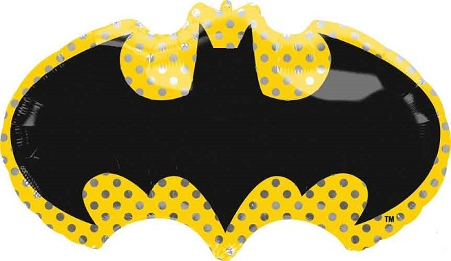 Batman Emblem • Jumbo 38" Mylar Balloon