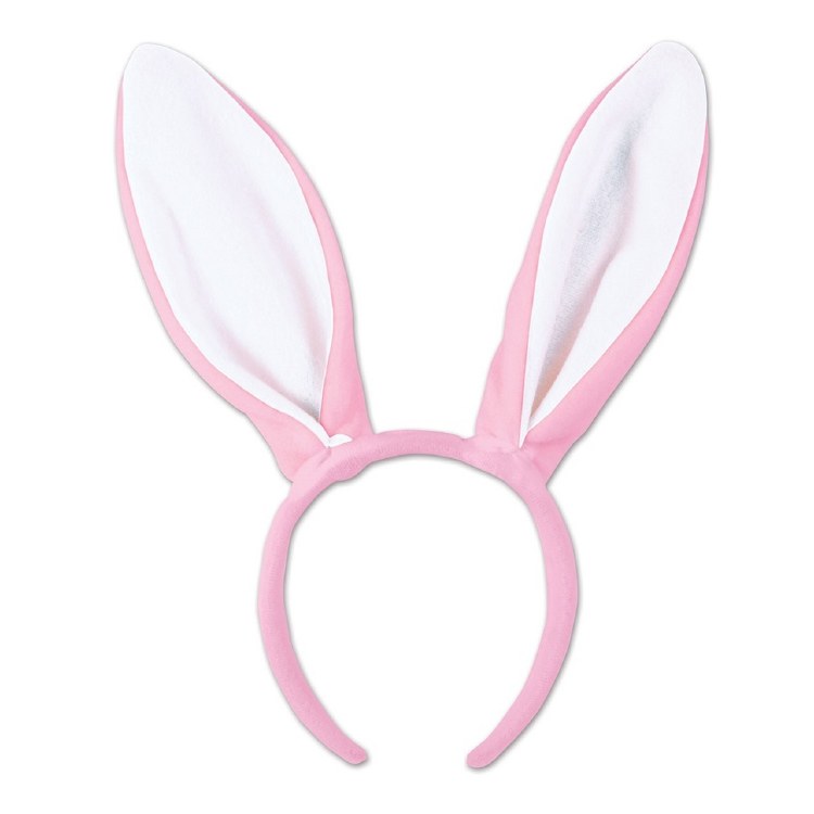 Bunny Headband Pink/White