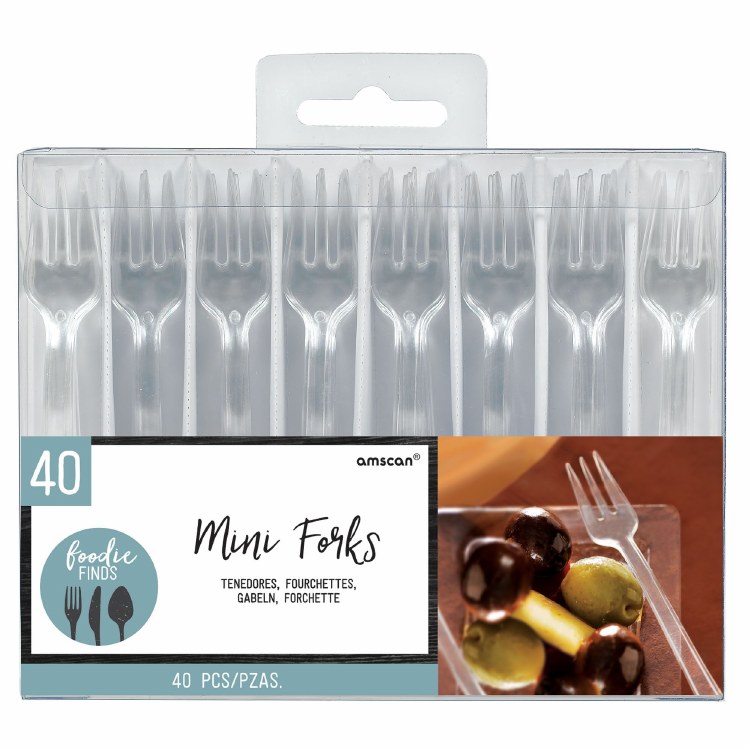 Forks Mini Clear 30pk