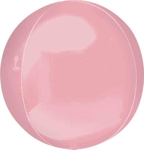 ORBZ Shape • 21" Jumbo Mylar Helium Balloon • PASTEL PINK