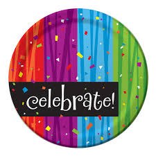 Milestone Celebrate 7" Plates 8pk