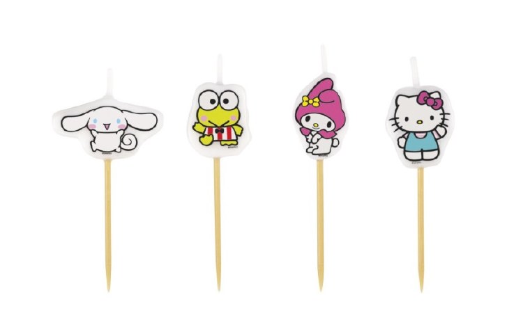 Hello Kitty Candles 4pk