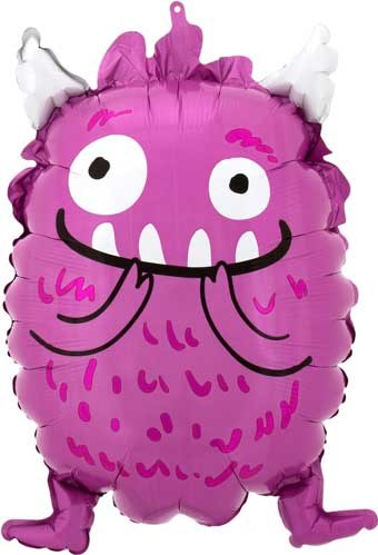 Monster, Happy Shape • Jr. Jumbo 19" Mylar Helium Balloon