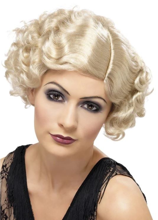 Flirty 20's Flapper Wig Blonde