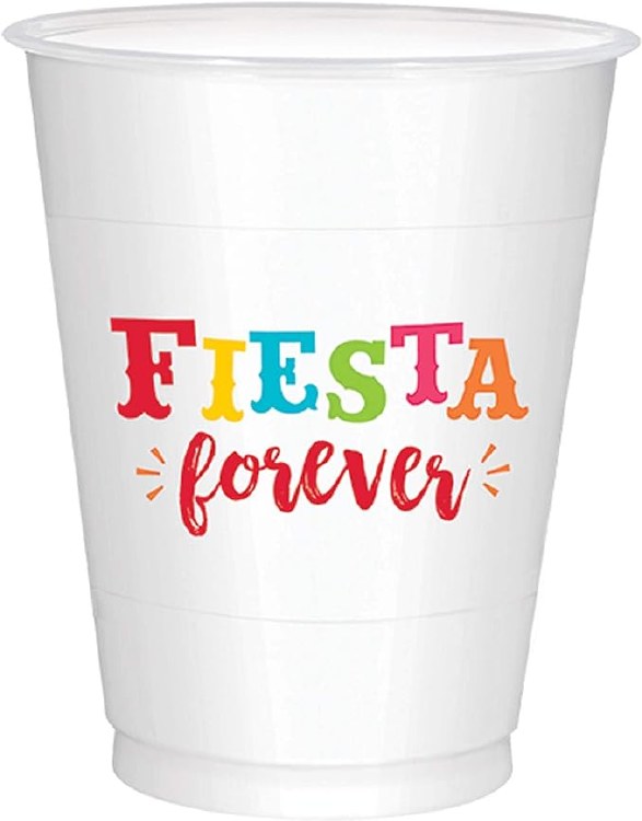Let's Fiesta Pl Cups 16oz 25pk