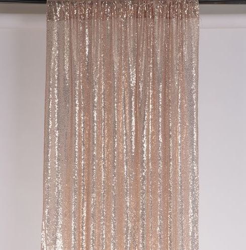 Backdrop Curtain Sequin Blush