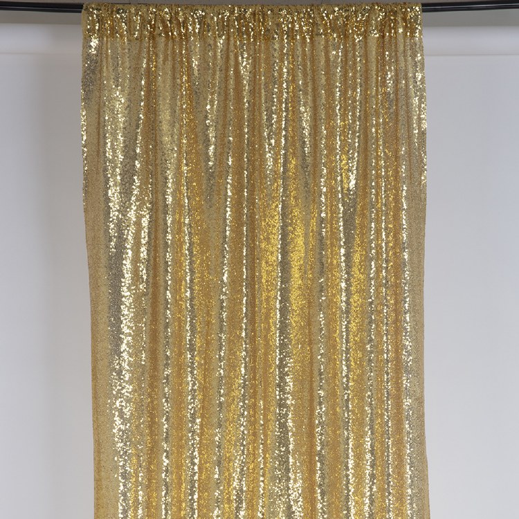 Sequin Backdrop Cutrain ~ Gold