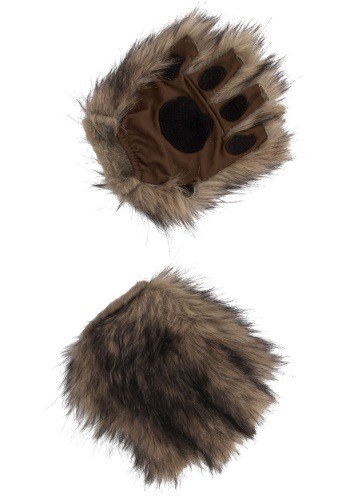 Paws Fingerless Drk Brown