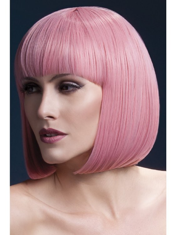 Elise Bob Wig Pastel Pink