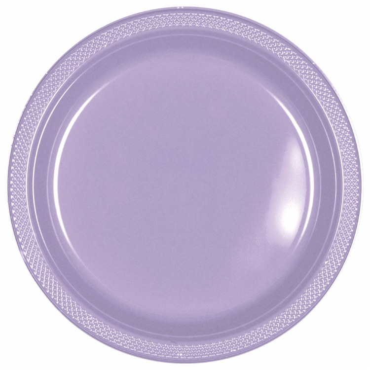 Lavender 7in Plastic Plates 20ct