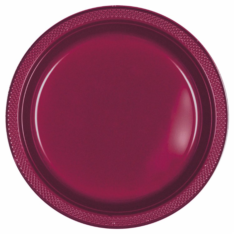 Berry 10in Plastic Plates 20ct