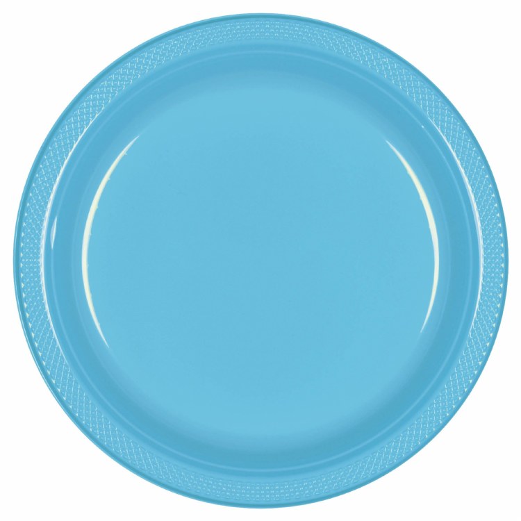 Carribean 10in Plastic Plates 20ct